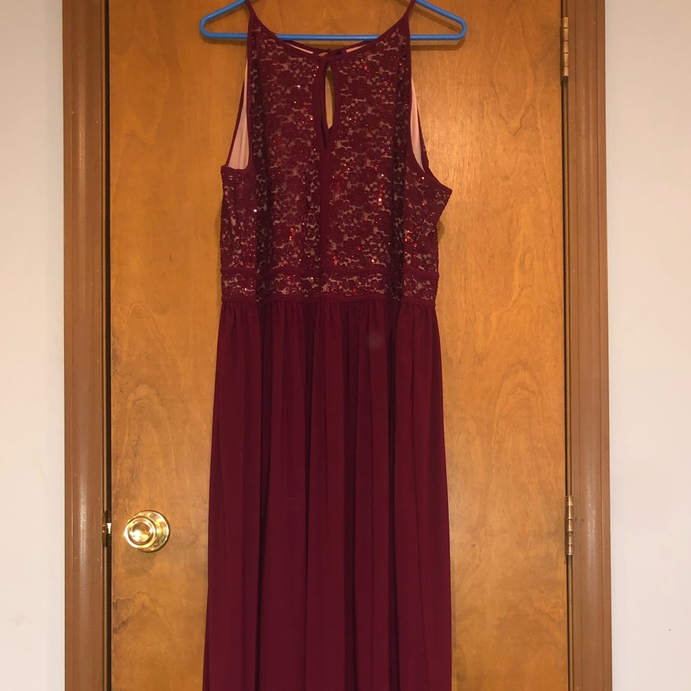 Prom dress from David’s bridal